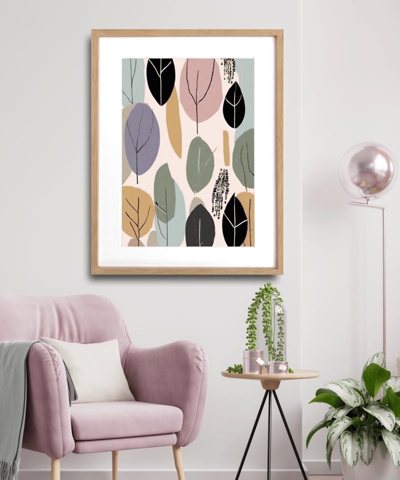 Tranquil｜静けさを生むミニマルアートポスター｜北欧モダンに合う洗練