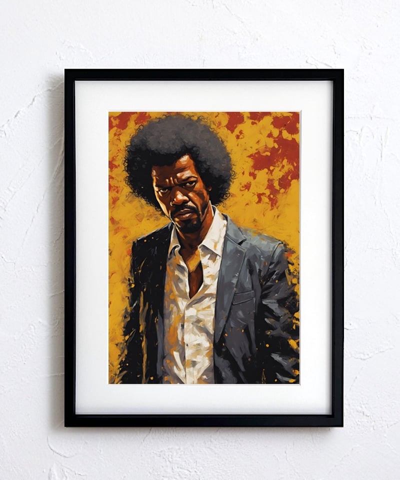 Jules｜パルプフィクションをクールに描いた映画アートポスター