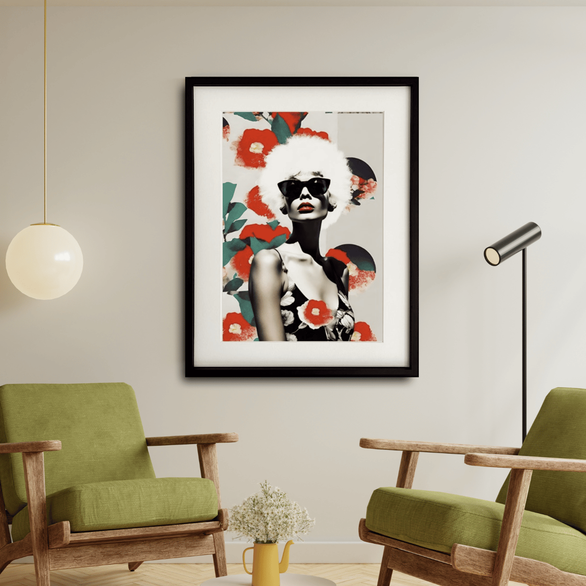 1000部限定【カトリアン・デ・ブラウワー】作品集/アート/コラージュ Ms.Tsubaki ｜和と洋が交差する椿コラージュアートポスター