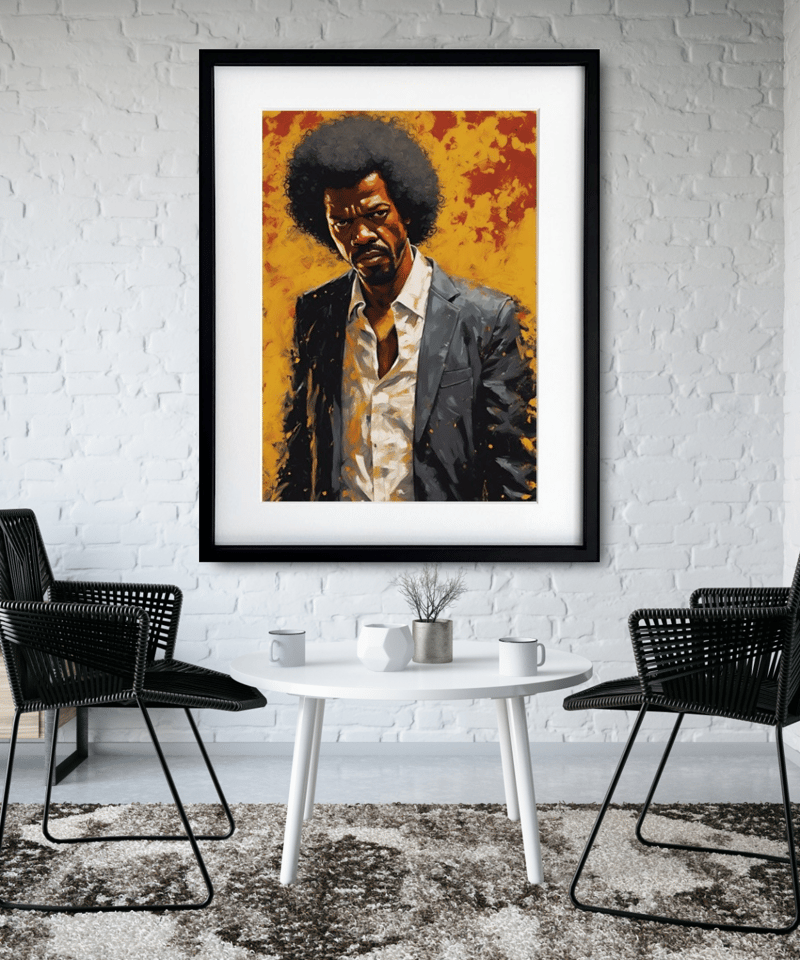 Jules｜パルプフィクションをクールに描いた映画アートポスター