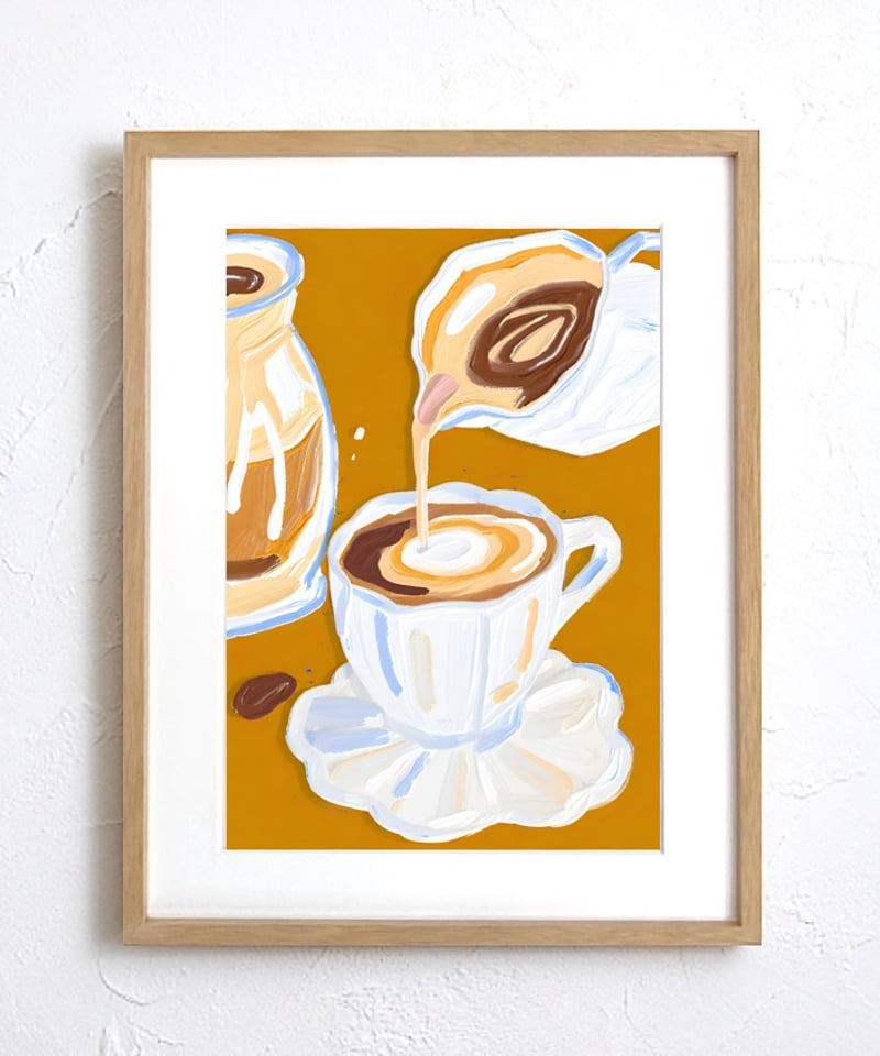 ウェルカムボード】絵画 原画 抽象画 看板 ロゴ入れ もみじ