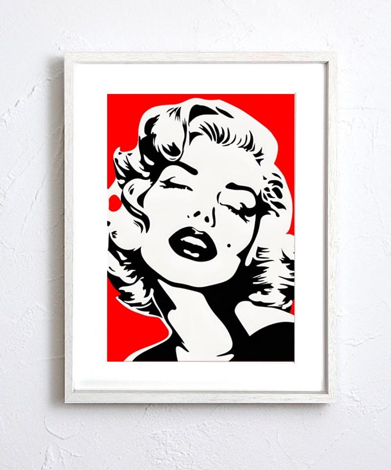 マリリンモンロー　ラグ　タフティング　ウォールアート マリリンモンロー ラグ タフティング ウォールアート