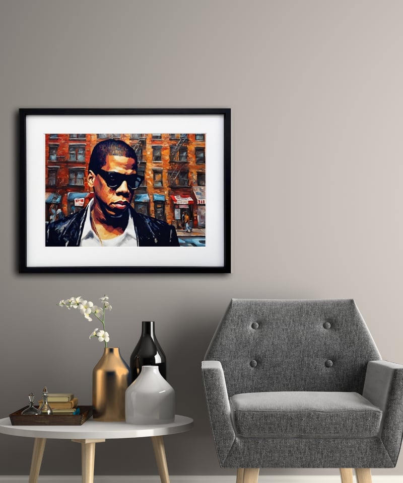 Empire Flow｜Jay-Zをオマージュしたストリートアートポスター