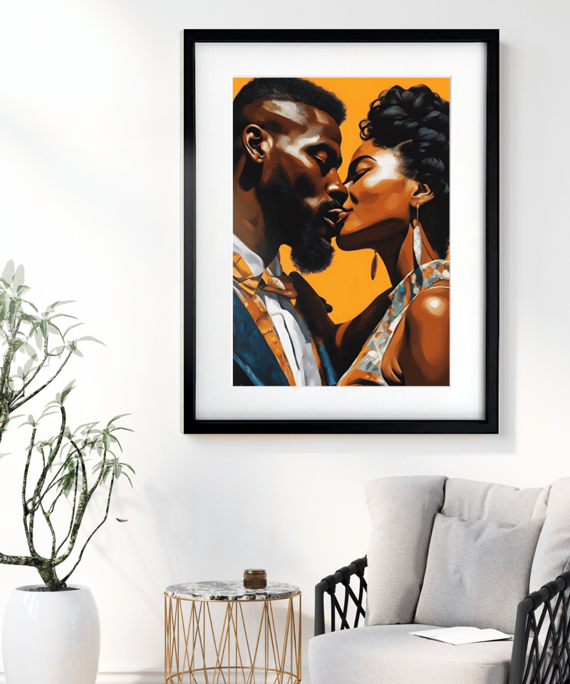 Soulful｜抽象アートポスター｜深い感情美を描くモダンインテリア向け