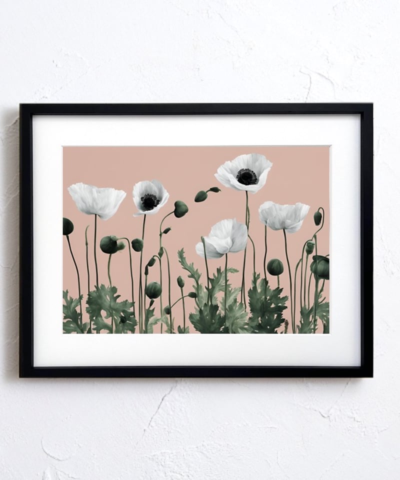 美しく咲くポピーが感情の高まりを表現する『Crescendo』。ボタニカル