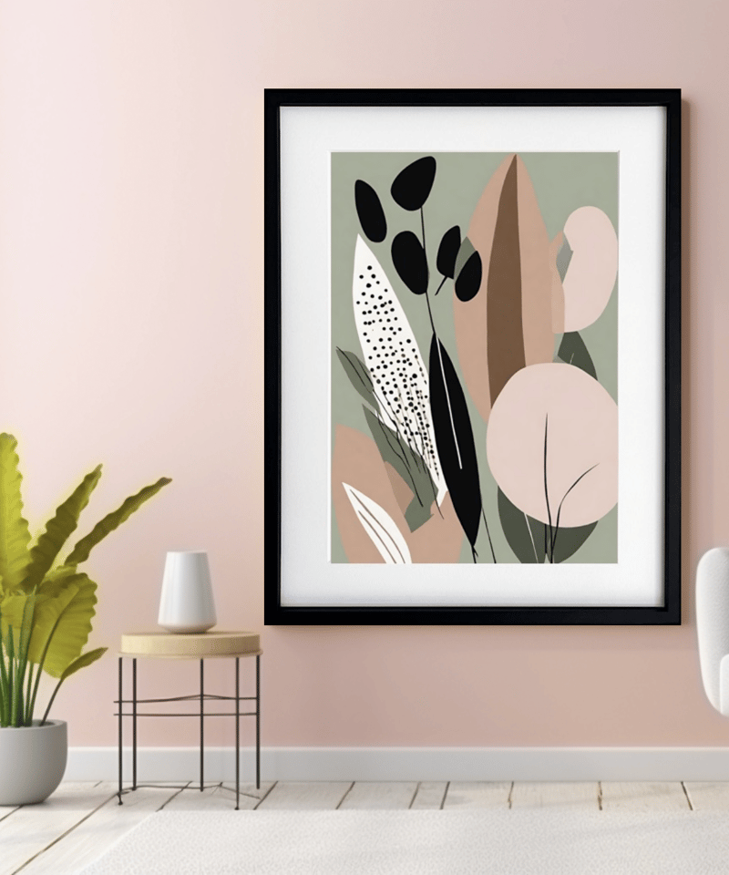 Calm｜静けさを纏うミニマルアートポスター｜余白が美しいシンプル