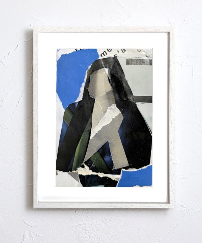 断片の私｜記憶と感情を呼び起こすコラージュアートポスター｜曖昧な