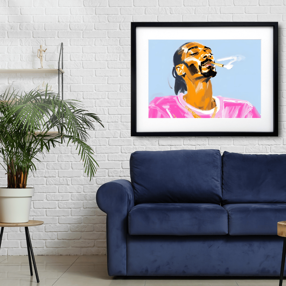 Snoop Dogg』はカリフォルニアのレジェンドを描くアートポスター