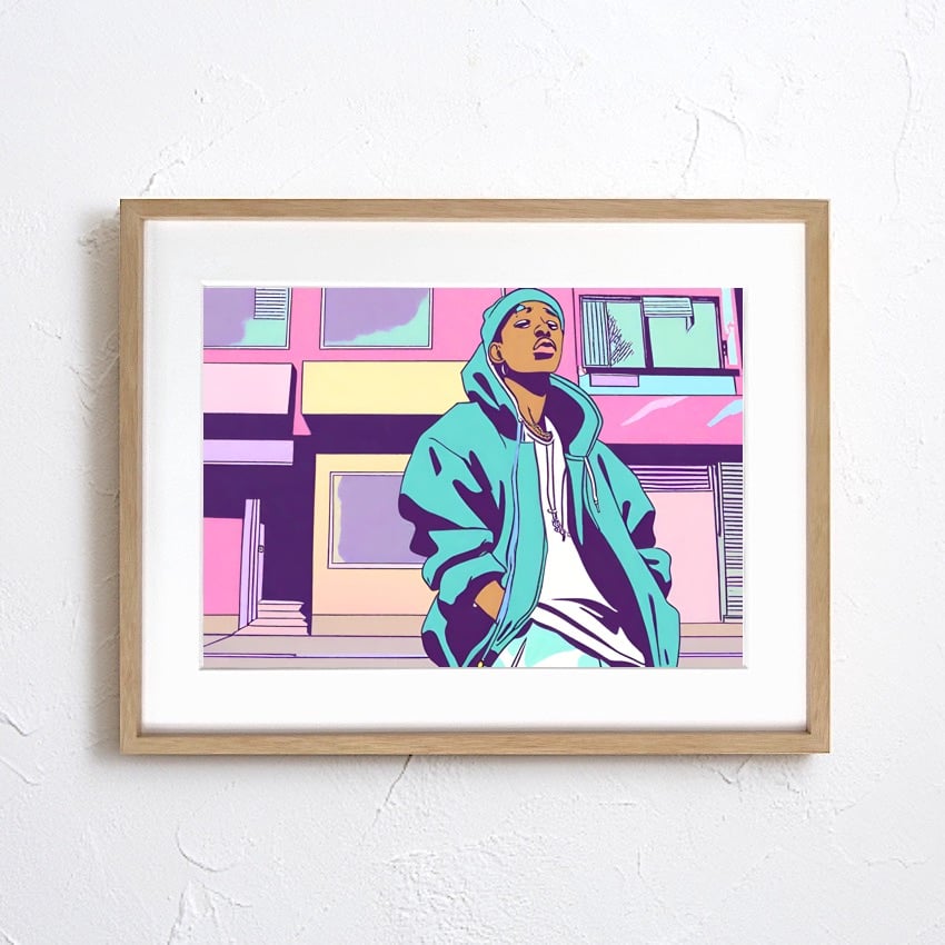 PUBLIC ENEMY フレーム付きポスター Public Enemy 