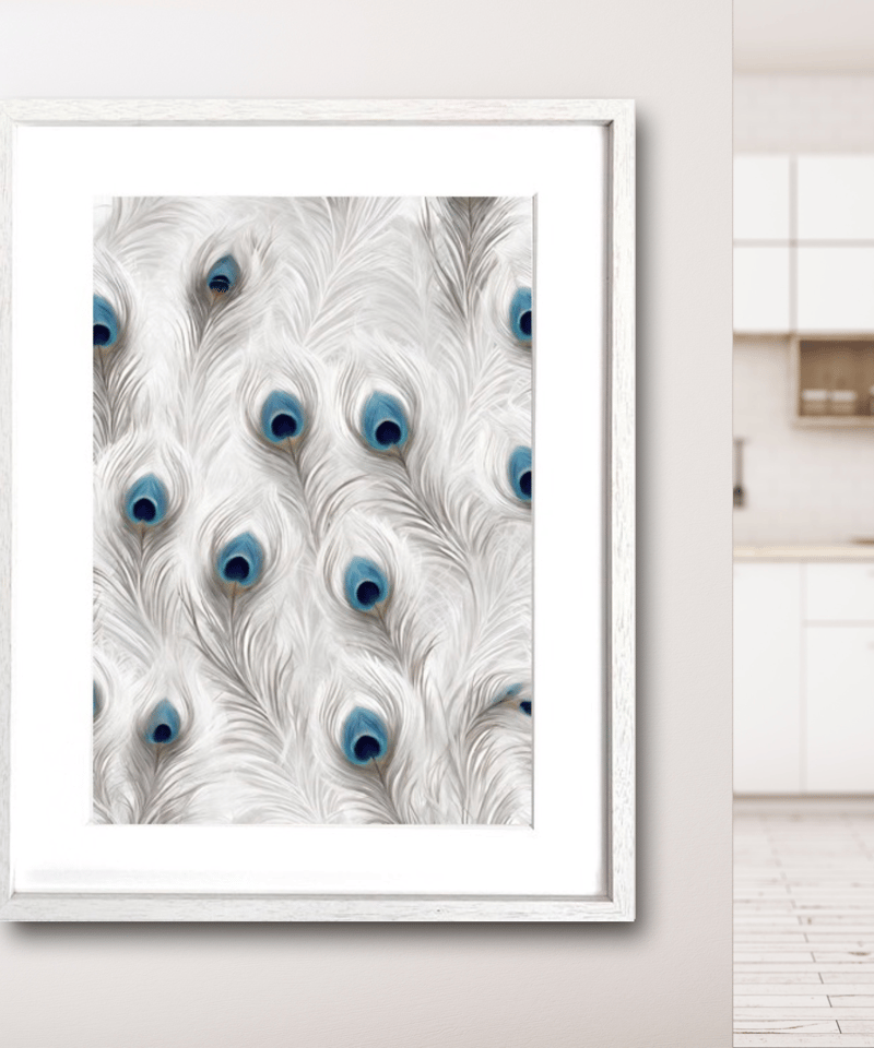 孔雀の羽根 Peacock Feather パターン 柄 優雅 クジャク 繊細 模様