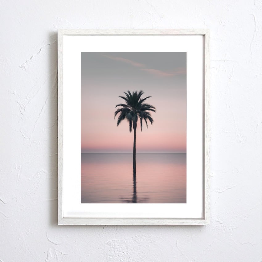 **専用** A1インテリアポスター パームツリー＆砂浜 F095 フレームなし 専用** A1インテリアポスター パームツリー＆砂浜 F095 フレーム