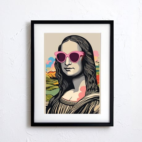 宝石画　モナリザ ダ・ヴィンチ 「モナリザ」 4号 立体複製名画 【5％ポイント還元中