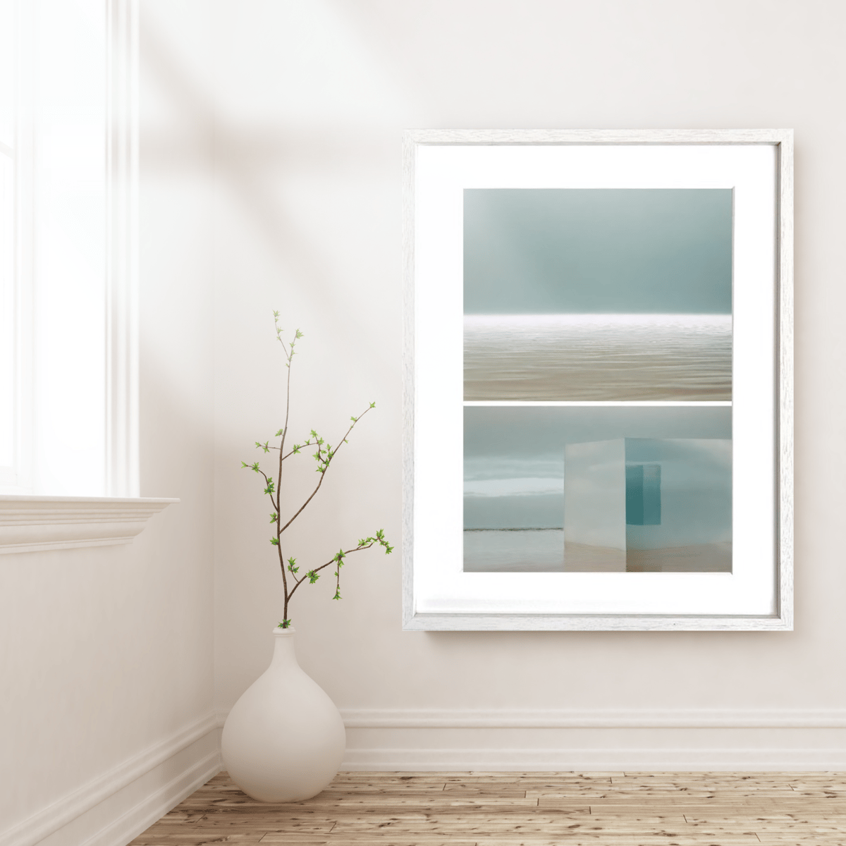 幻想フォトグラフ｜湖のブルートーンが美しい自然写真｜リビング寝室