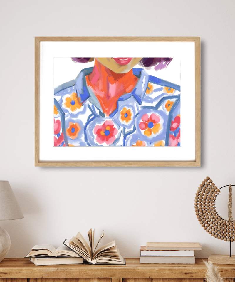 Peace｜静けさを描くミニマルアートポスター｜北欧ナチュラル空間を