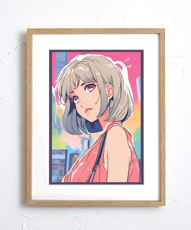 イラスト　ポップ画　オリジナル　アニメ風　自作画 イラスト ポップ画 アニメ風 オリジナル 自作画 イラスト ポップ