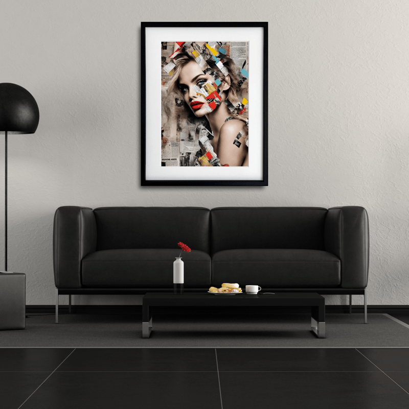 絵画インテリアコラージュART 抽象画