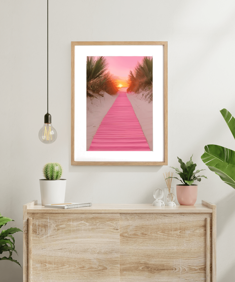 「繊細な女」サンセットビーチの風景画 繊細な女」サンセットビーチの風景画