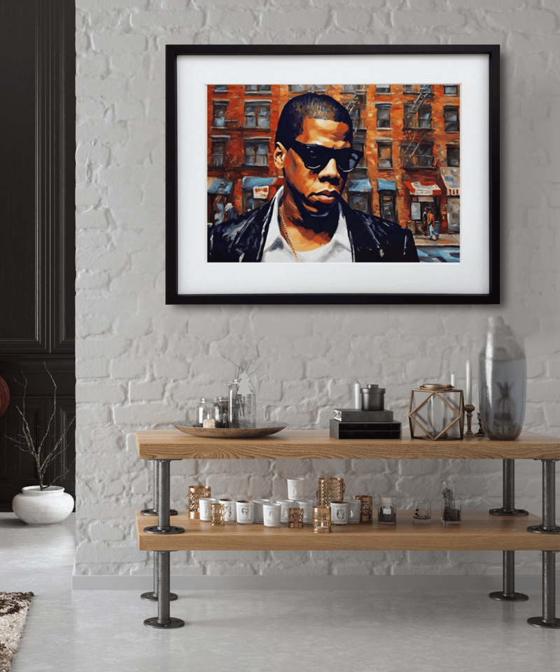 Empire Flow｜Jay-Zをオマージュしたストリートアートポスター