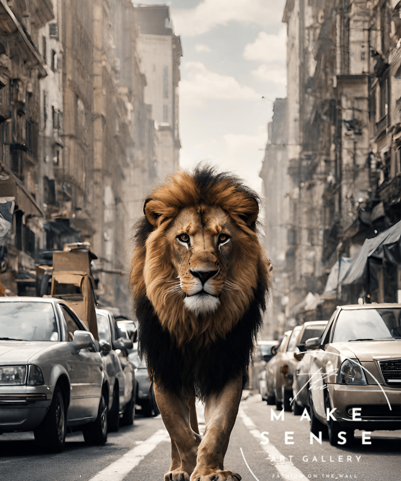 シムメール ライオンポスター シムメール ライオンポスター シムメール