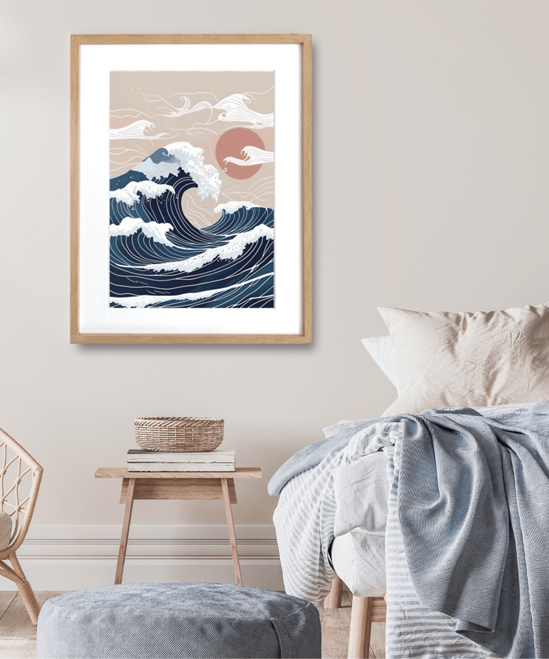 波の絵 Ukiyoe 浮世絵 The Great Wave 海 富嶽三十六景 神奈川沖浪裏 和