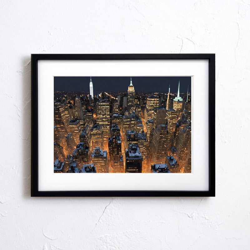 マンハッタンアクリル絵