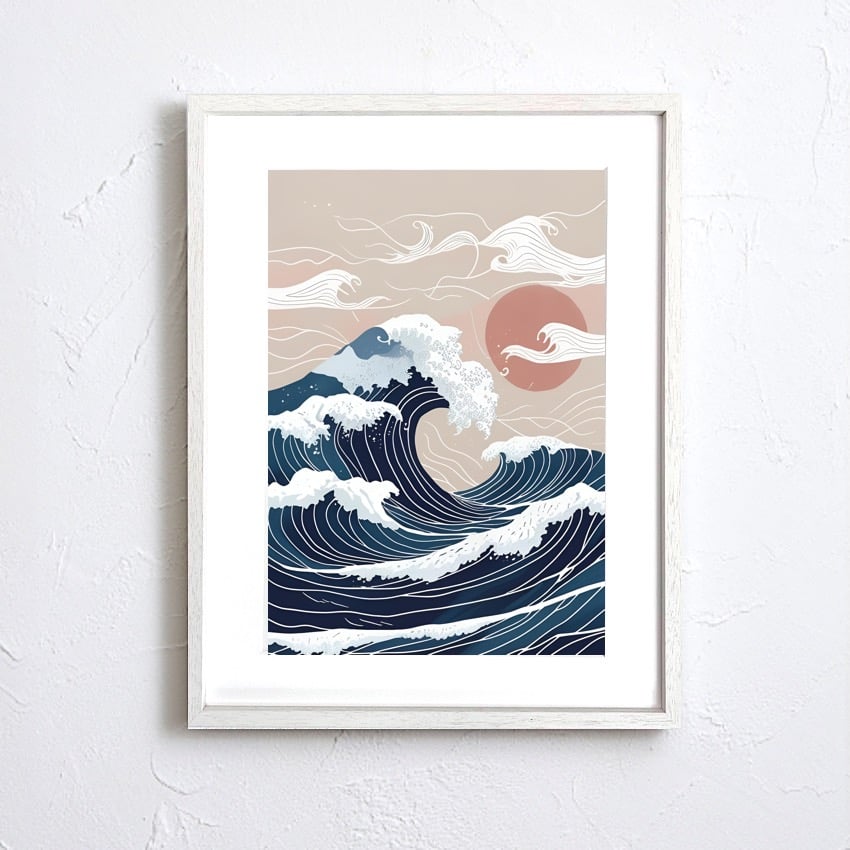 Ukiyoe 浮世絵 The Great Wave 海 富嶽三十六景 神奈川沖浪裏 和