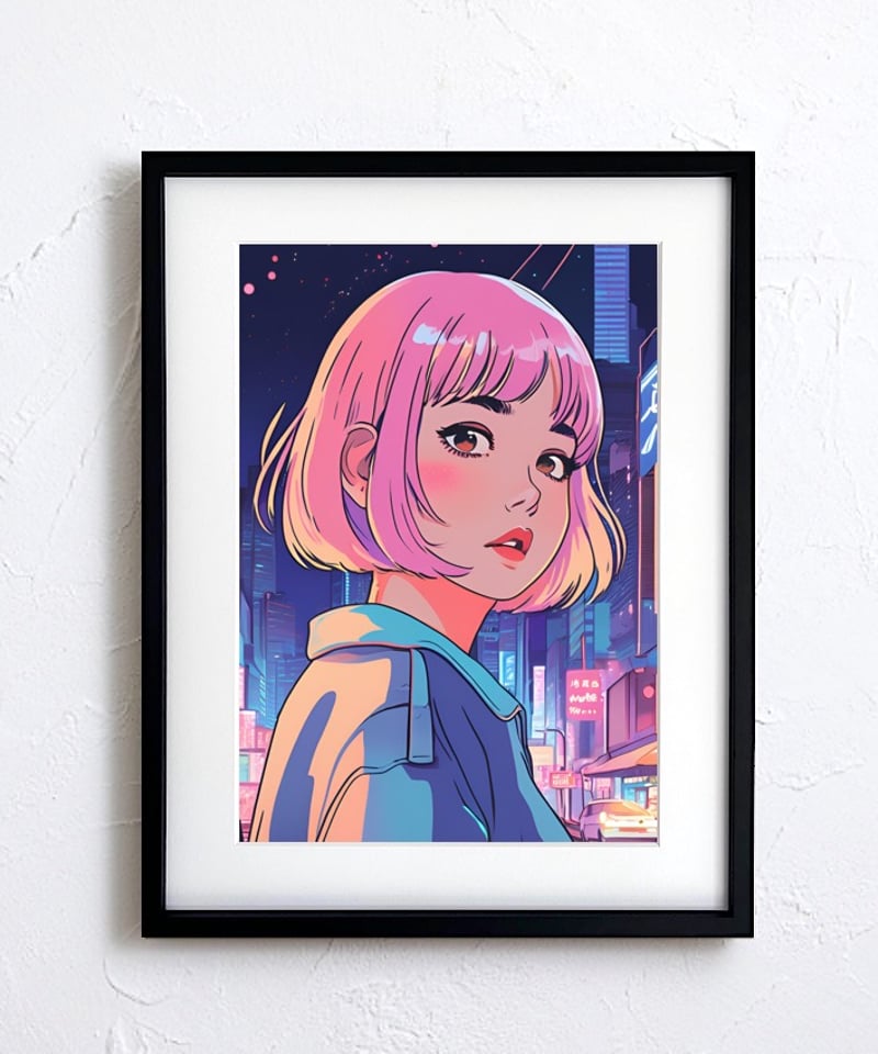 カラフルな女性の絵 happy on X: 