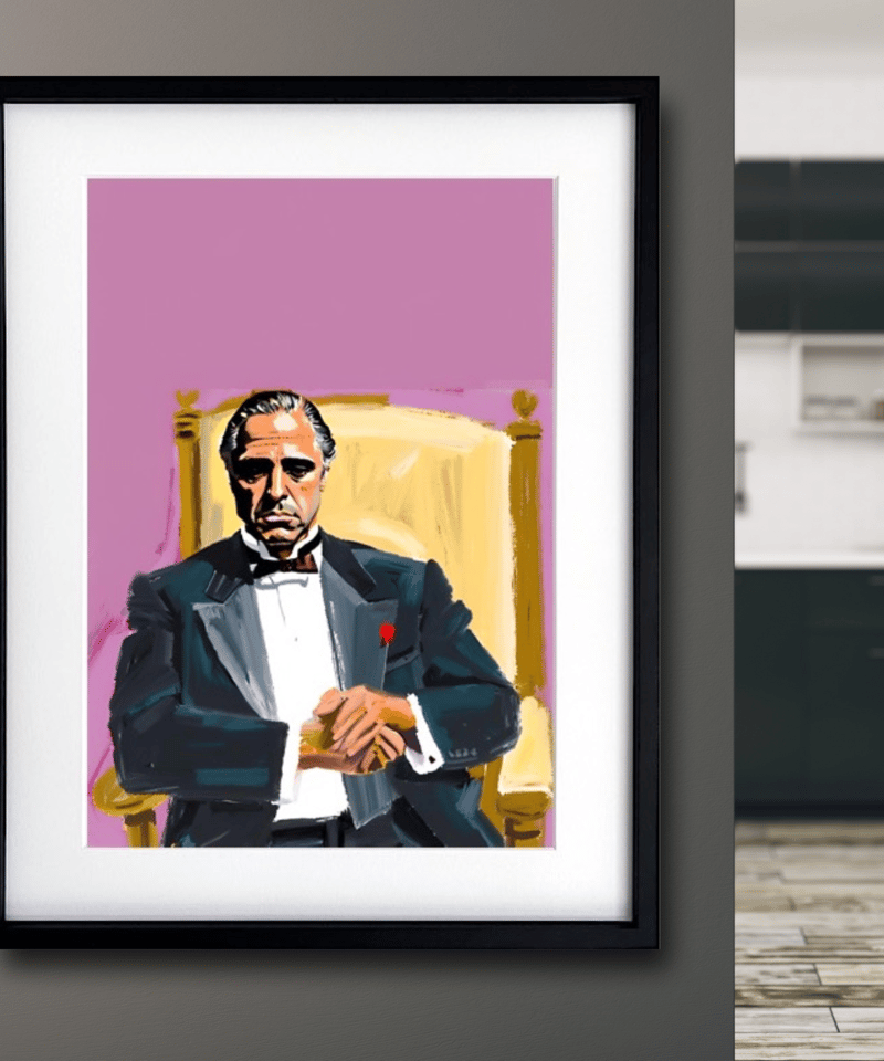 ゴッドファーザー Ⅰ、Ⅱ、Ⅲ、ポスター 当時物 マーロン・ブランド