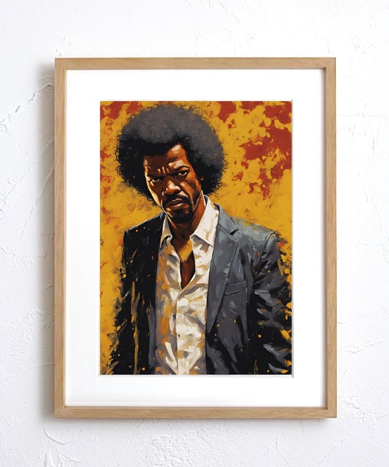 Jules｜パルプフィクションをクールに描いた映画アートポスター