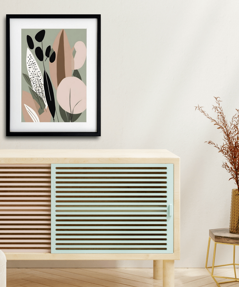 Calm｜静けさを纏うミニマルアートポスター｜余白が美しいシンプル