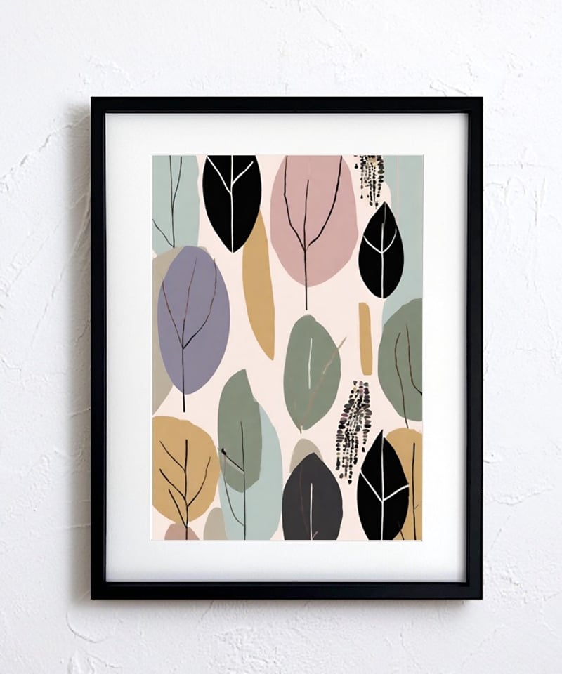 額縁付き】A2 ポスター ピカソ『Blending in Face』 額縁付き】A2