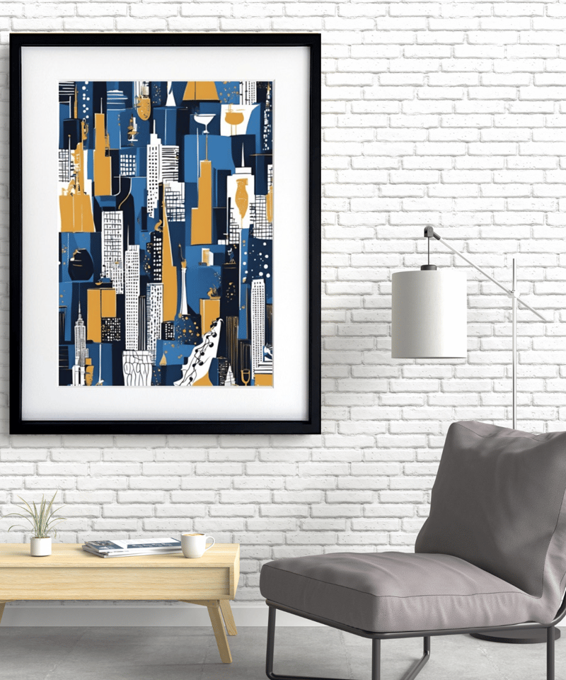 Abstract NYC｜ニューヨークのエネルギーを抽象的に描いたモダンアート