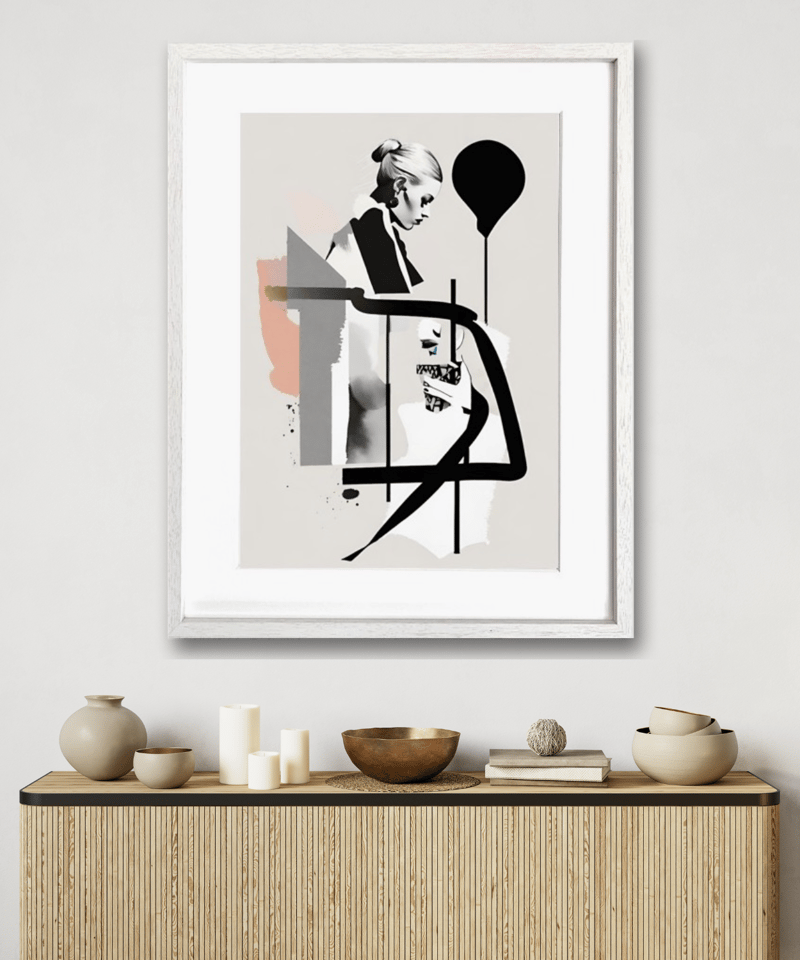 Chair｜シンプルな椅子を洗練ミニマルに描くコンテンポラリーアート