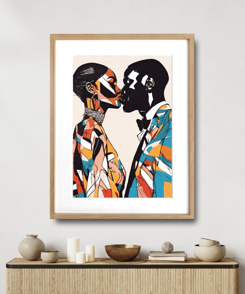 Truth｜抽象ラインで真実を描いたミニマルアートポスター｜北欧モダン