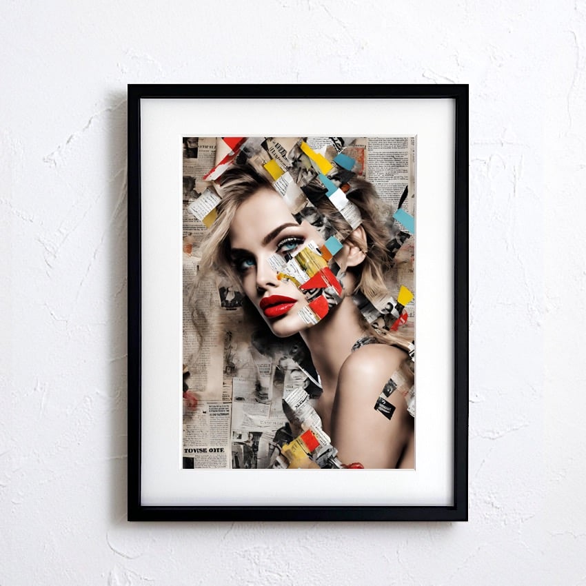 フォトコラージュアート　額縁入り fit=scale-down,w=1200