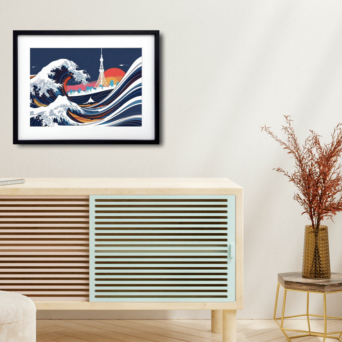 The Great Wave Urban ⅱ｜葛飾北斎の名作をモダンに再構築した和