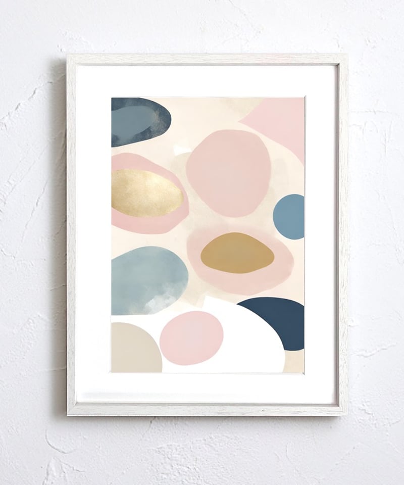 ニュアンスカラー 抽象画 繊細 モダン 温かみ 北欧 北欧デザイン