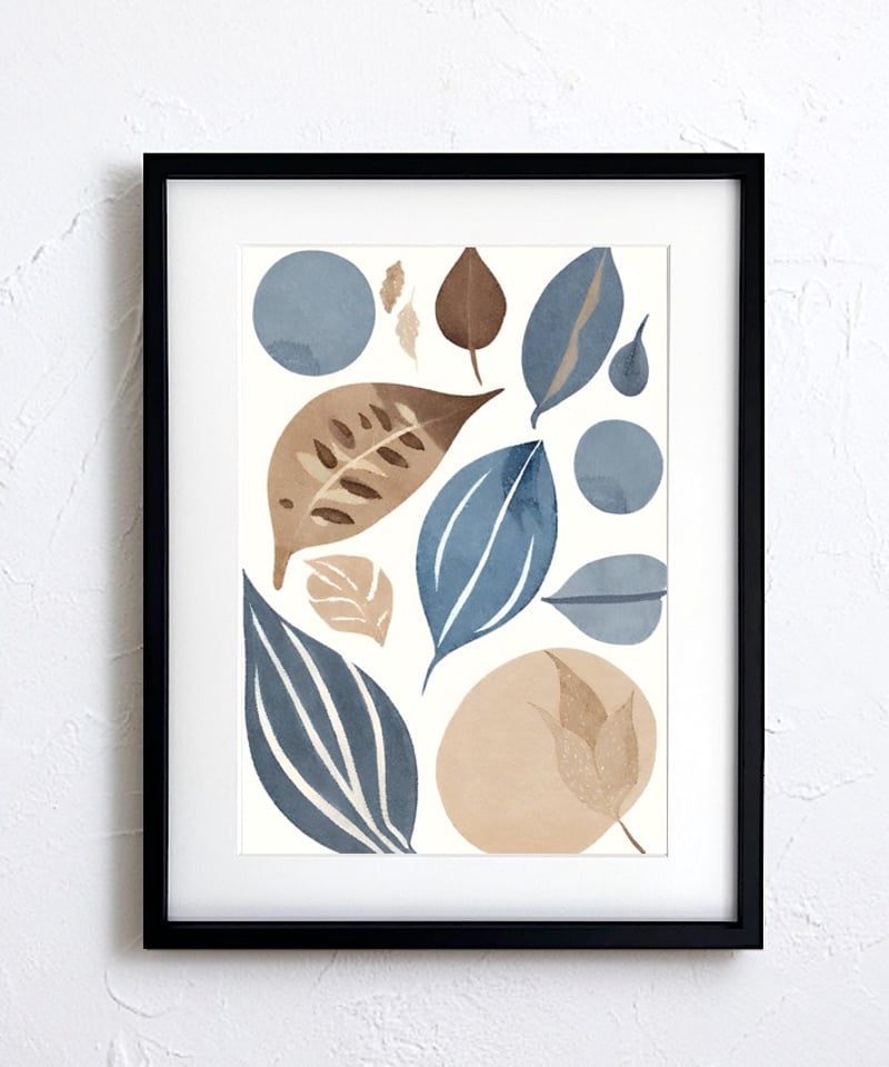 Grace｜北欧ボタニカルアートポスター｜ミニマル空間に映える上品な