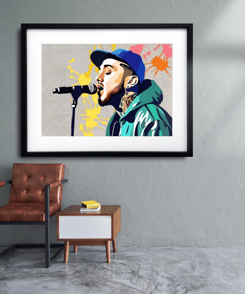 Mac Miller｜伝説のアーティストをオマージュした追悼アートポスター
