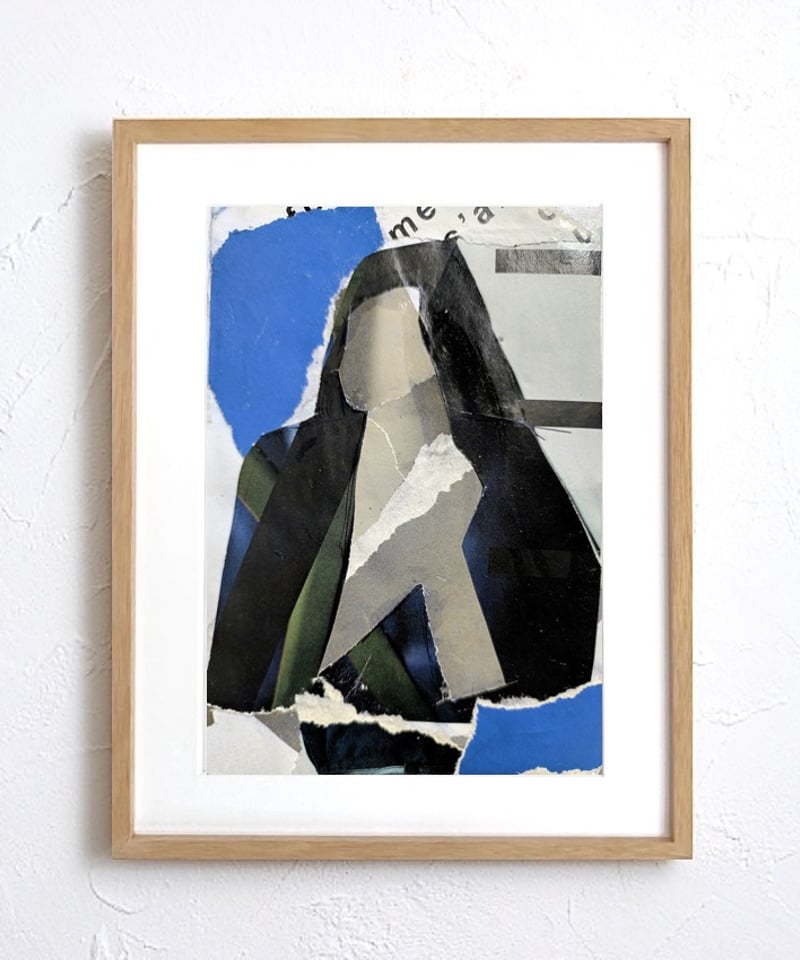 抽象画 コラージュ 抽象画 コラージュ 切り絵 貼り絵 レトロ モダン おしゃれ 空間