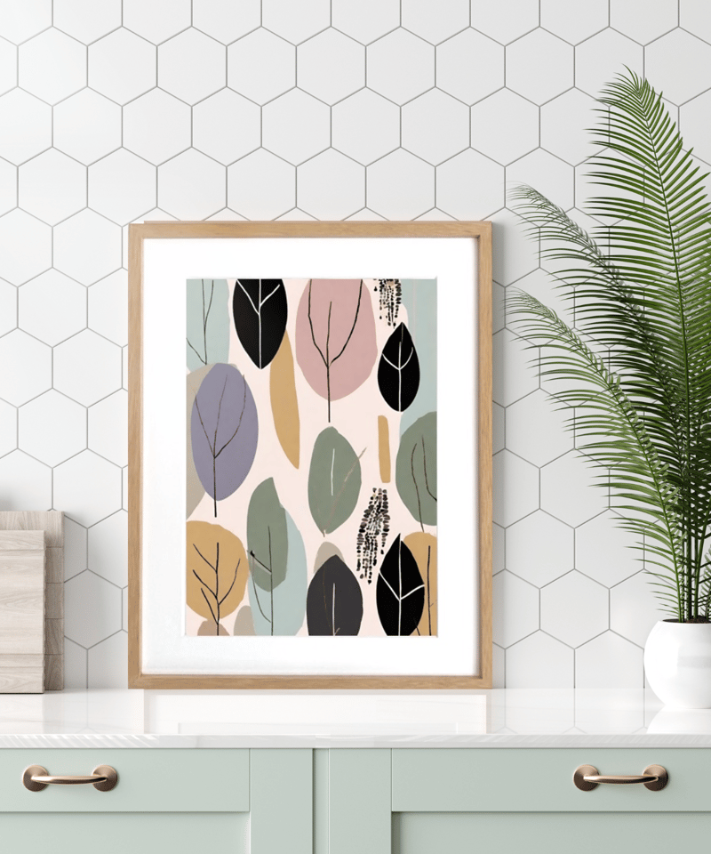 Tranquil｜静けさを生むミニマルアートポスター｜北欧モダンに合う洗練