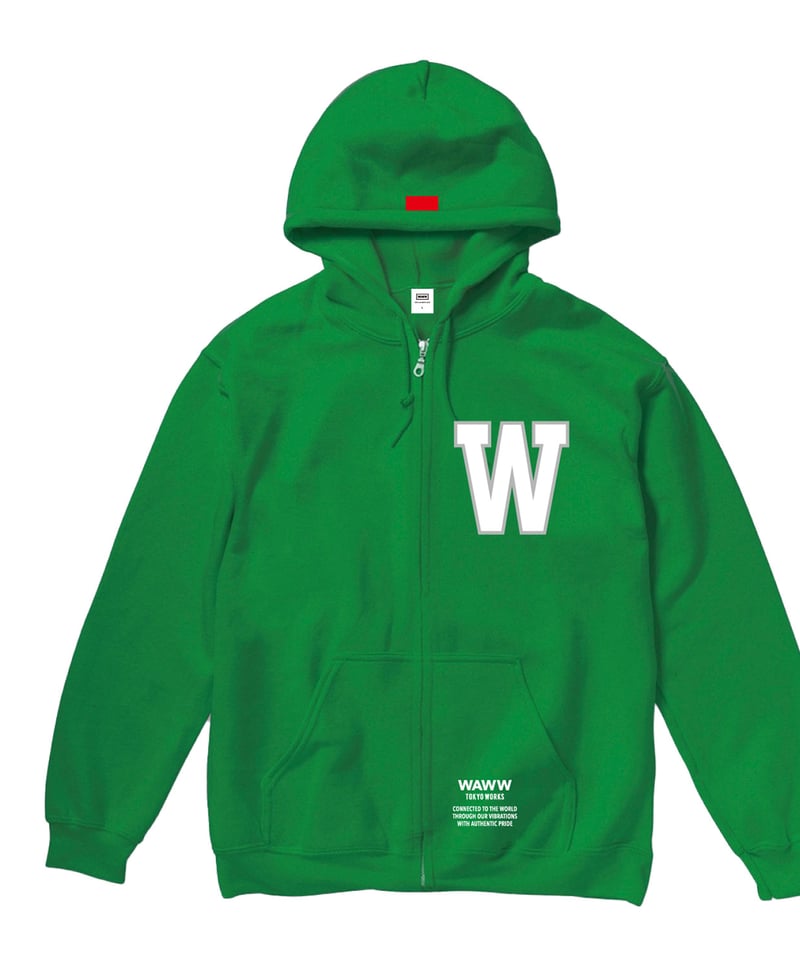 COLLEGE ZIP HOODIE | WAWW