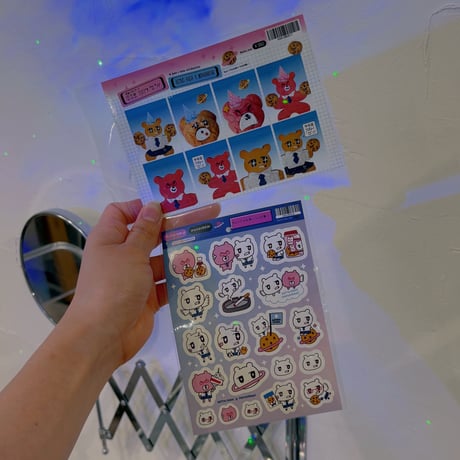 Monanbear×Astro.nasa ステッカーシート🪐  のコピー
