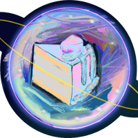 Astro.nasa オリジナルステッカー ‎𖤐 ̖́-‬  Jelly cake