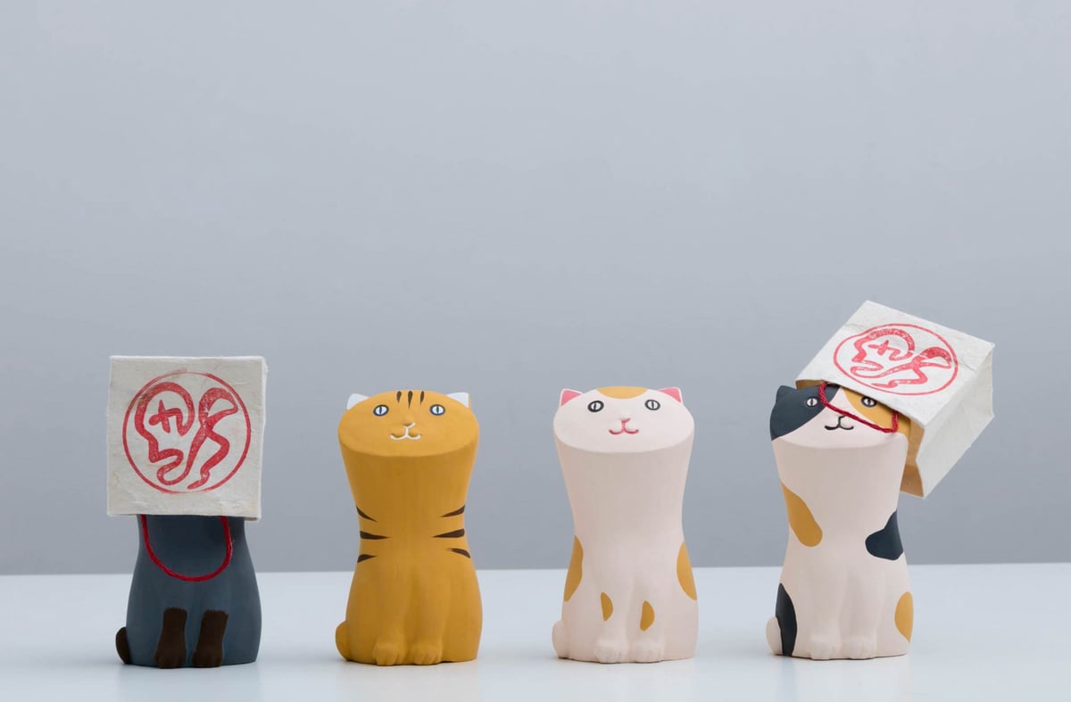 博多人形 福被り猫 | FoaM