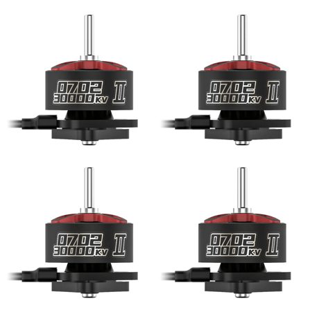 Betafpv 0702 (1| ) Brushless Motor (35mm) (4PCS)|30000KV Reddish Black
