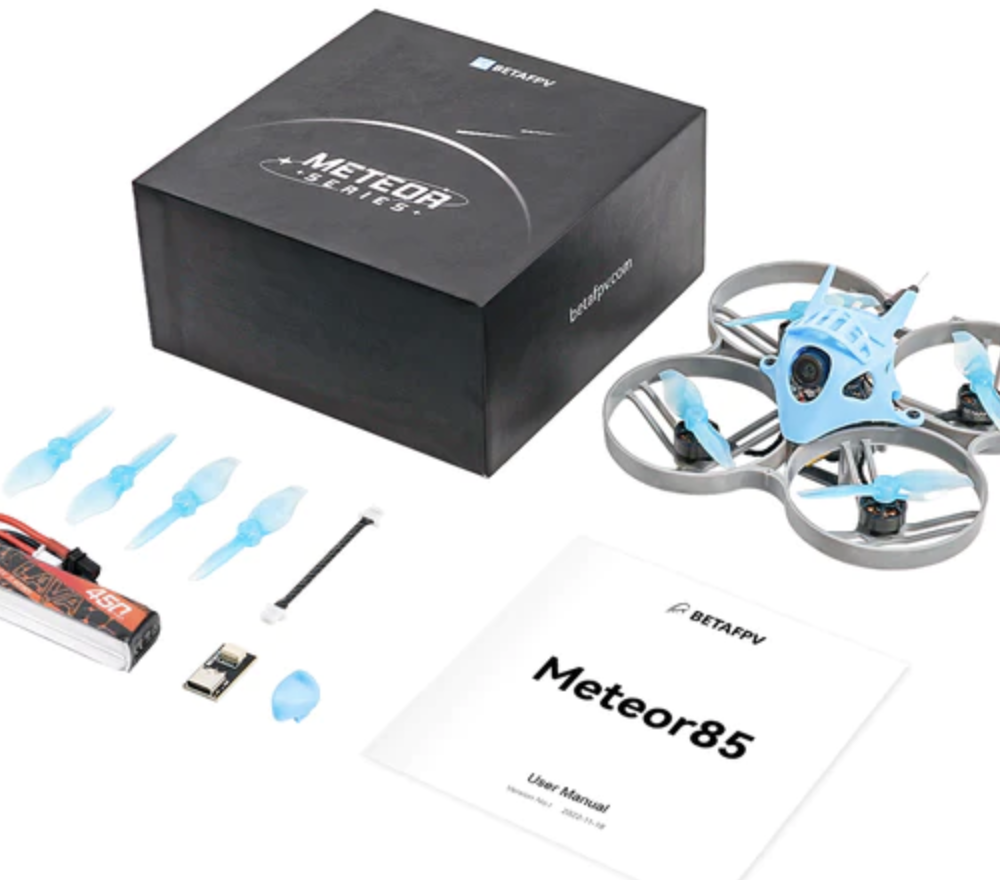 ドローン BetaFPV Meteor85 ELRS バッテリー 系統図 GPS BETAFPV meteor85 2022 各種 | FPVドローンショップ Cave RTA