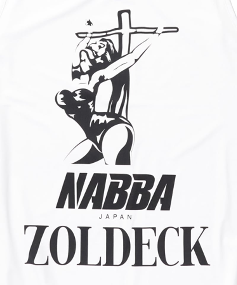 NABBA×ZOLDIC】 Ladyコラボ タンクトップ NO:Z-002 Color:w NABBA×ZOLDIC】 Ladyコラボ タンクトップ NO:Z-002 Color:w