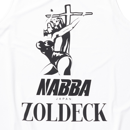 NABBA×ZOLDIC】 Ladyコラボ タンクトップ NO:Z-002 Color:w NABBA×ZOLDIC】 Ladyコラボ タンクトップ NO:Z-002 Color:w