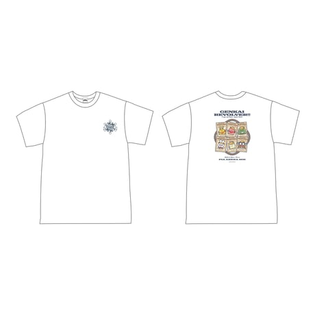 GENKAI REVOLVER!! Tシャツ ホワイト